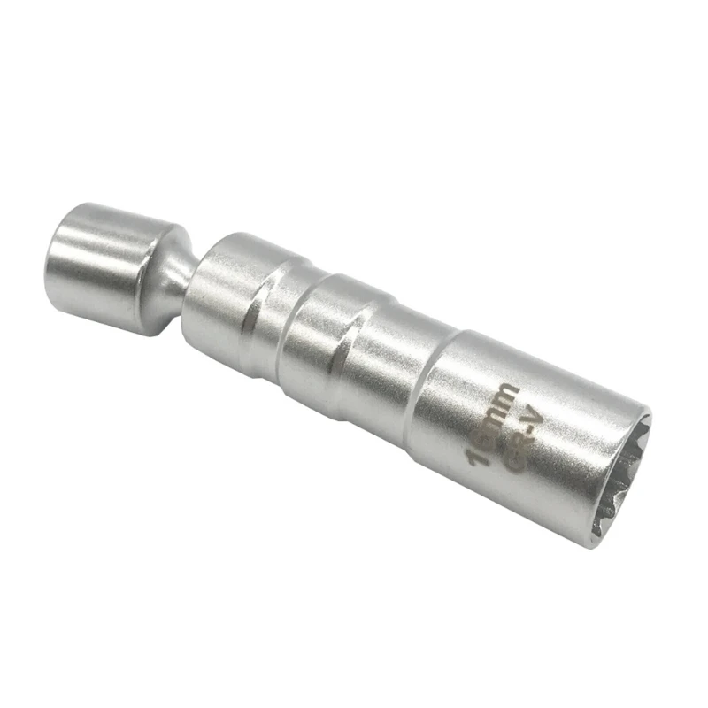 16/14mm Magnetic Swivel for Spark Plug Socket 3/8-Inch Drive 12-Point Thin Wall for Spark Plug Socket 360 Degree Rotatin
16/14mm Magnetic Swivel for Spark Plug Socket 3/8-Inch Drive 12-Point Thin Wall for Spark Plug Socket 360 Degree Rotatin