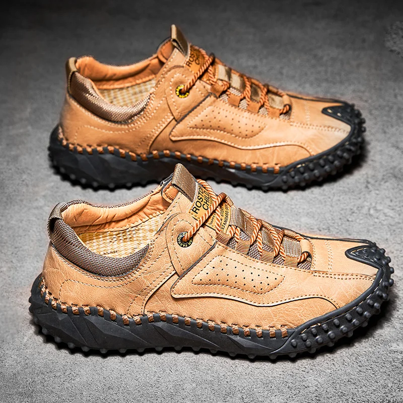 High Quality Leather Hiking Shoes Durable Outdoor Sport Lace-Up Climbing Hunting Sneakers Men Trekking Leather Shoes
High Quality Leather Hiking Shoes Durable Outdoor Sport Lace-Up Climbing Hunting Sneakers Men Trekking Leather Shoes