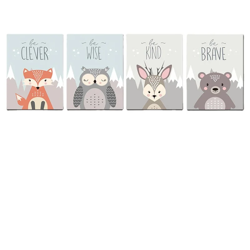 Nordic Modern Cartoon Hand-painted Small Animals Living Room Kid's House Frameless Painting Decorative Picture Core
Nordic Modern Cartoon Hand-painted Small Animals Living Room Kid's House Frameless Painting Decorative Picture Core