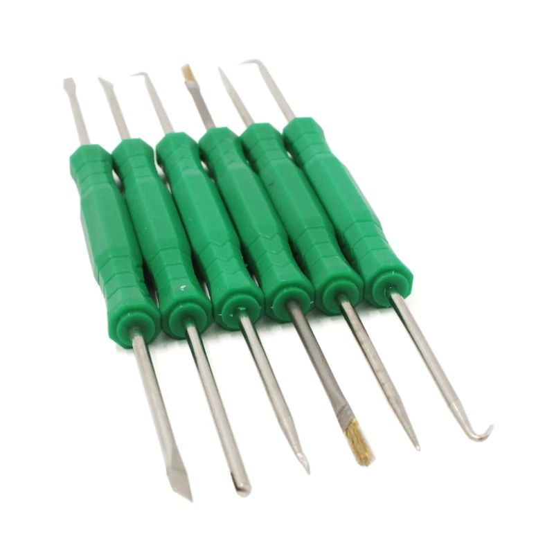 

6x Double-head Welding Auxiliary Repair Tools Set Welding Auxiliary Tools Soldering Solder Iron Assist Disassembly Tools