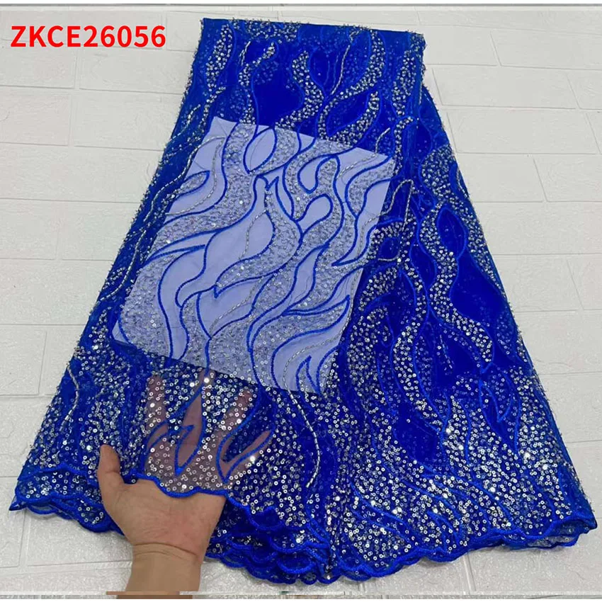 African Sequins Clothes Nigerian Tulle Lace Fabrics Textiles 5 Yards/Lot ZLMZ06047
African Sequins Clothes Nigerian Tulle Lace Fabrics Textiles 5 Yards/Lot ZLMZ06047
