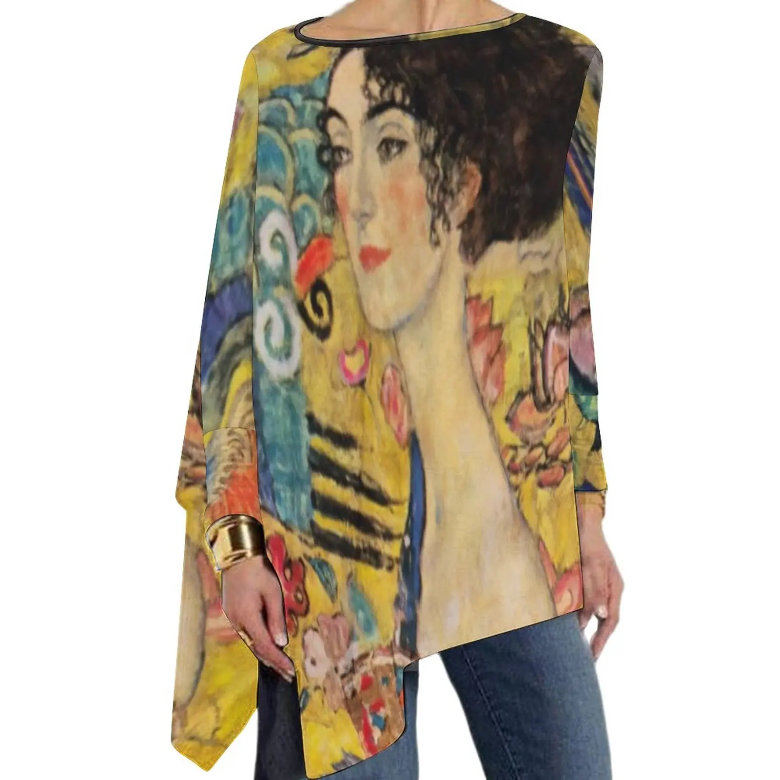 Gustav Klimt T-Shirts Modern Art Print Vintage T Shirt Women Long-Sleeve O Neck Street Style Tops Oversized Custom Tees
Gustav Klimt T-Shirts Modern Art Print Vintage T Shirt Women Long-Sleeve O Neck Street Style Tops Oversized Custom Tees