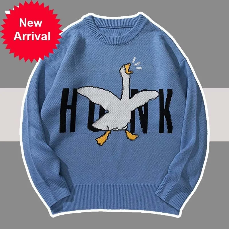 Streetwear Hip Knitted Hop Sweater Men Embroidery Bear Letter Print Pullover Harajuku Cotton Casual Christmas Sweater Winter New
Streetwear Hip Knitted Hop Sweater Men Embroidery Bear Letter Print Pullover Harajuku Cotton Casual Christmas Sweater Winter New