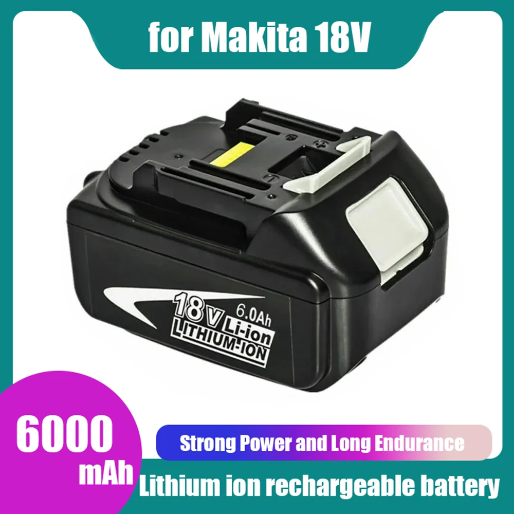 Latest BL1830 18V 6000mAh Battery and Charger for Makita 18V Battery Rechargeable Replacement BL1840 BL1850 BL1860 BL1860B Tools
Latest BL1830 18V 6000mAh Battery and Charger for Makita 18V Battery Rechargeable Replacement BL1840 BL1850 BL1860 BL1860B Tools