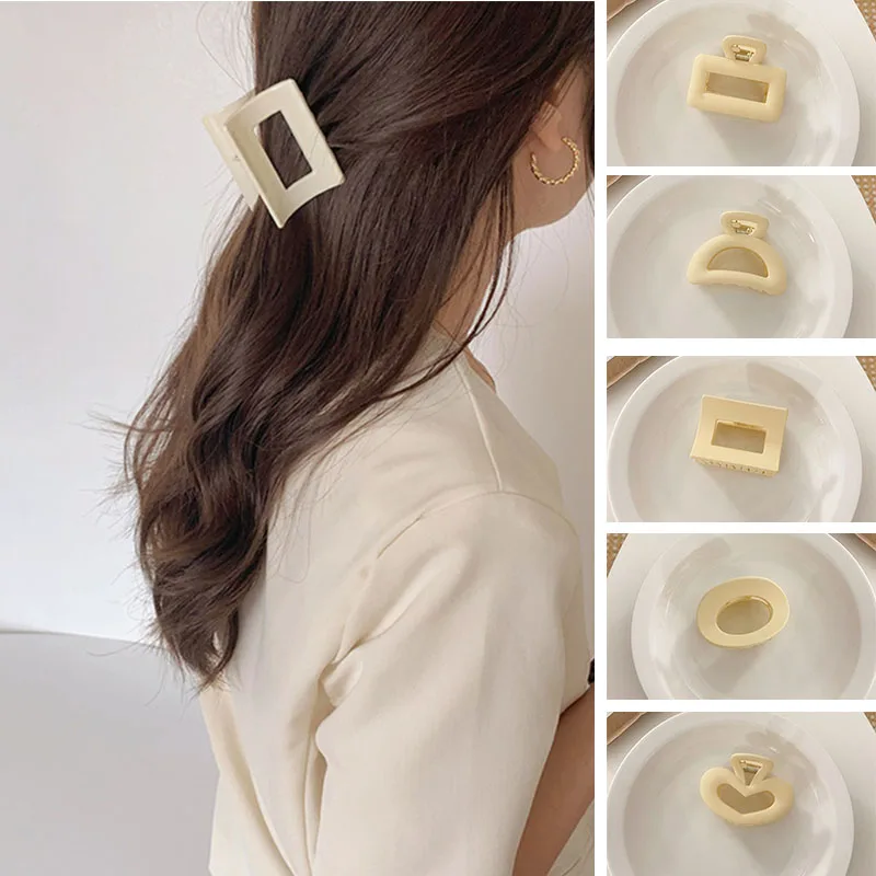 Simple Fashion milk white Hair Claws Women Girls Elegant Frosted Acrylic Hair pins and clips Hair Styling Accessories Heawear
Simple Fashion milk white Hair Claws Women Girls Elegant Frosted Acrylic Hair pins and clips Hair Styling Accessories Heawear
