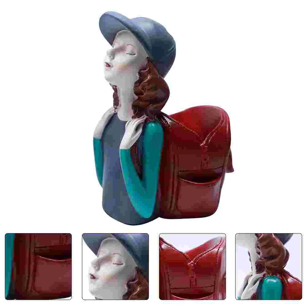 1Pc Pen Holder Study Home Office Lovely Decor Pen Container Girl with Backpack Gift
1Pc Pen Holder Study Home Office Lovely Decor Pen Container Girl with Backpack Gift
