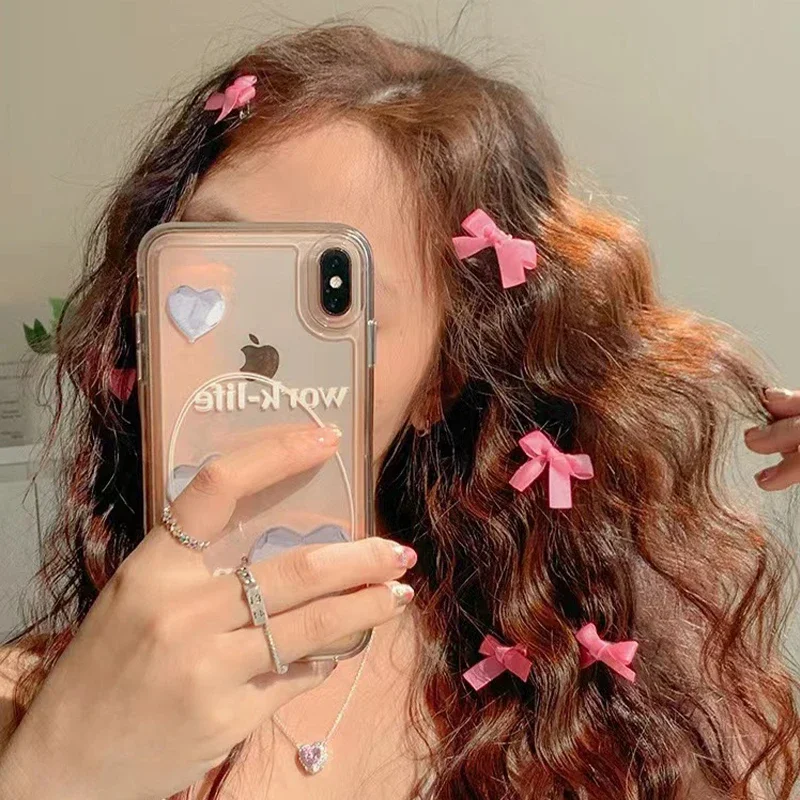 Bow Hairclips Girls Y2K Small Bow Barrettes 10PCS/lot Women Simple Headwear Clip Braided Headdress Sweet Cool Hair Accessories
Bow Hairclips Girls Y2K Small Bow Barrettes 10PCS/lot Women Simple Headwear Clip Braided Headdress Sweet Cool Hair Accessories