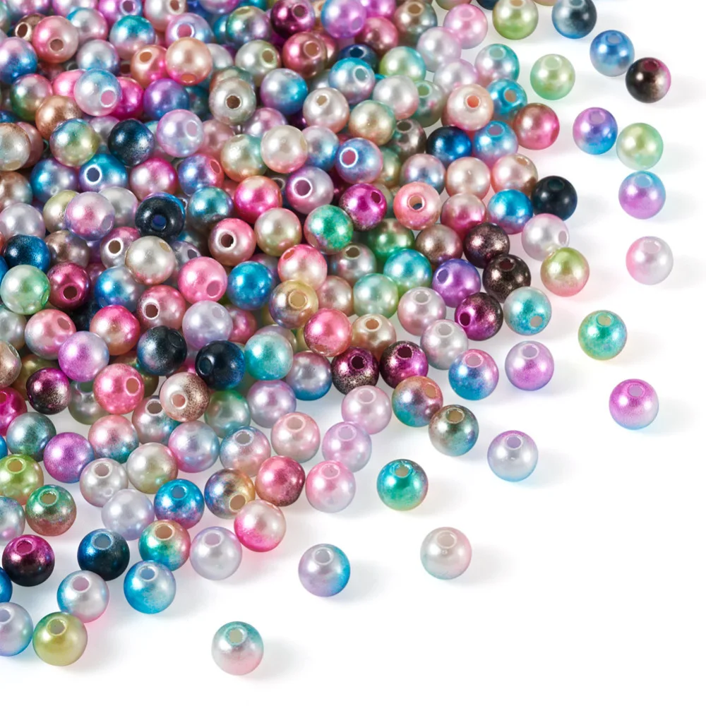 260pcs/Bag Gradient Mermaid Round Beads Imitation Pearl Beads 5.5~6mm for jewelry making DIY bracelet necklace earring decor
260pcs/Bag Gradient Mermaid Round Beads Imitation Pearl Beads 5.5~6mm for jewelry making DIY bracelet necklace earring decor
