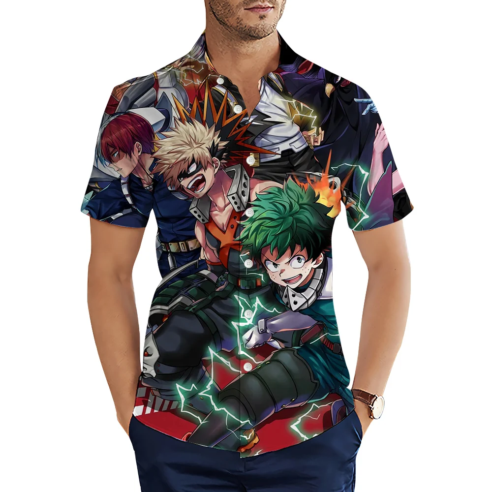 CLOOCL Fashion Men's Shirt My Hero Academia 3D Printed Casual Shirts Short Sleeve Tops Ropa De Hombre Dropshipping
CLOOCL Fashion Men's Shirt My Hero Academia 3D Printed Casual Shirts Short Sleeve Tops Ropa De Hombre Dropshipping