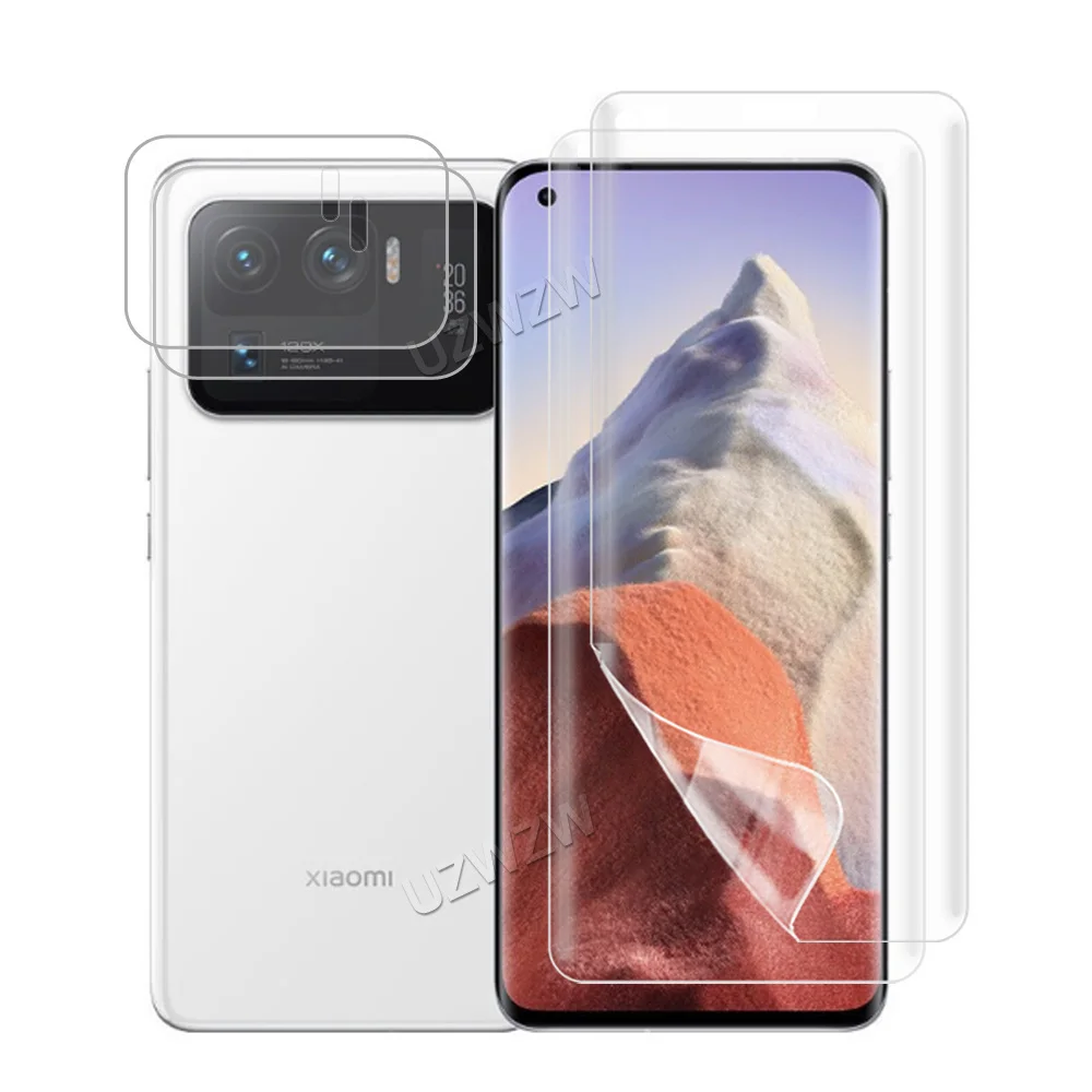4 в 1 для Xiaomi Mi 11 ультра Защита Экрана Мягкая Гидрогелевая пленка 3D полное покрытие и пленка для объектива камеры
4 в 1 для Xiaomi Mi 11 ультра Защита Экрана Мягкая Гидрогелевая пленка 3D полное покрытие и пленка для объектива камеры
