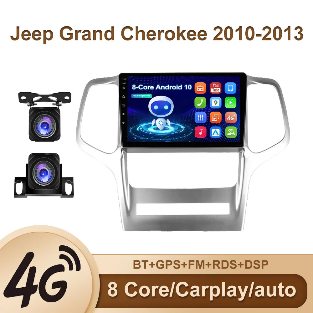 Автомагнитола для Jeep Grand Cherokee WK2 2010-2013, мультимедийный видеоплеер, навигация, стерео, GPS, Android 10, 2din, 2 din, dvd
Автомагнитола для Jeep Grand Cherokee WK2 2010-2013, мультимедийный видеоплеер, навигация, стерео, GPS, Android 10, 2din, 2 din, dvd