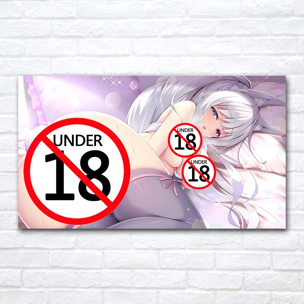 Sexy Girl on the Bed Cartoon Poster Unframed Canvas Painting Adult Anime Wall Art Pictures Print For Bedroom Home Decor 
Sexy Girl on the Bed Cartoon Poster Unframed Canvas Painting Adult Anime Wall Art Pictures Print For Bedroom Home Decor
