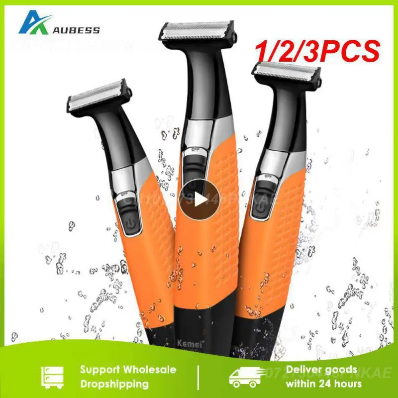 1/2/3PCS Kemei Electric Shaver for Men Rechargeable Beard Trimer Waterproof Razor Professional Hair Shaving Machine Grooming
1/2/3PCS Kemei Electric Shaver for Men Rechargeable Beard Trimer Waterproof Razor Professional Hair Shaving Machine Grooming
