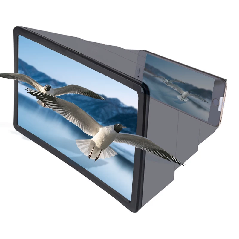 Mobile Phone Screen Magnifier Universal 3D Enlarger Magnifying Video Amplifier Projector Bracket Desktop Holder Stand For Phone 
Mobile Phone Screen Magnifier Universal 3D Enlarger Magnifying Video Amplifier Projector Bracket Desktop Holder Stand For Phone