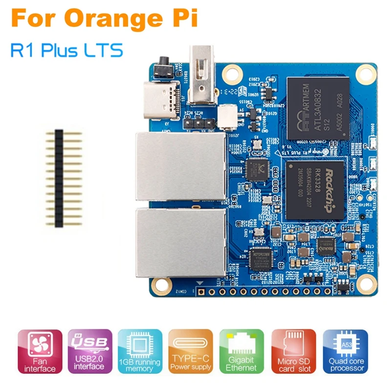 1 Set For Orange Pi R1 Plus LTS Development Board Development Board + 13 Pin Headers Development Board Accessories
1 Set For Orange Pi R1 Plus LTS Development Board Development Board + 13 Pin Headers Development Board Accessories