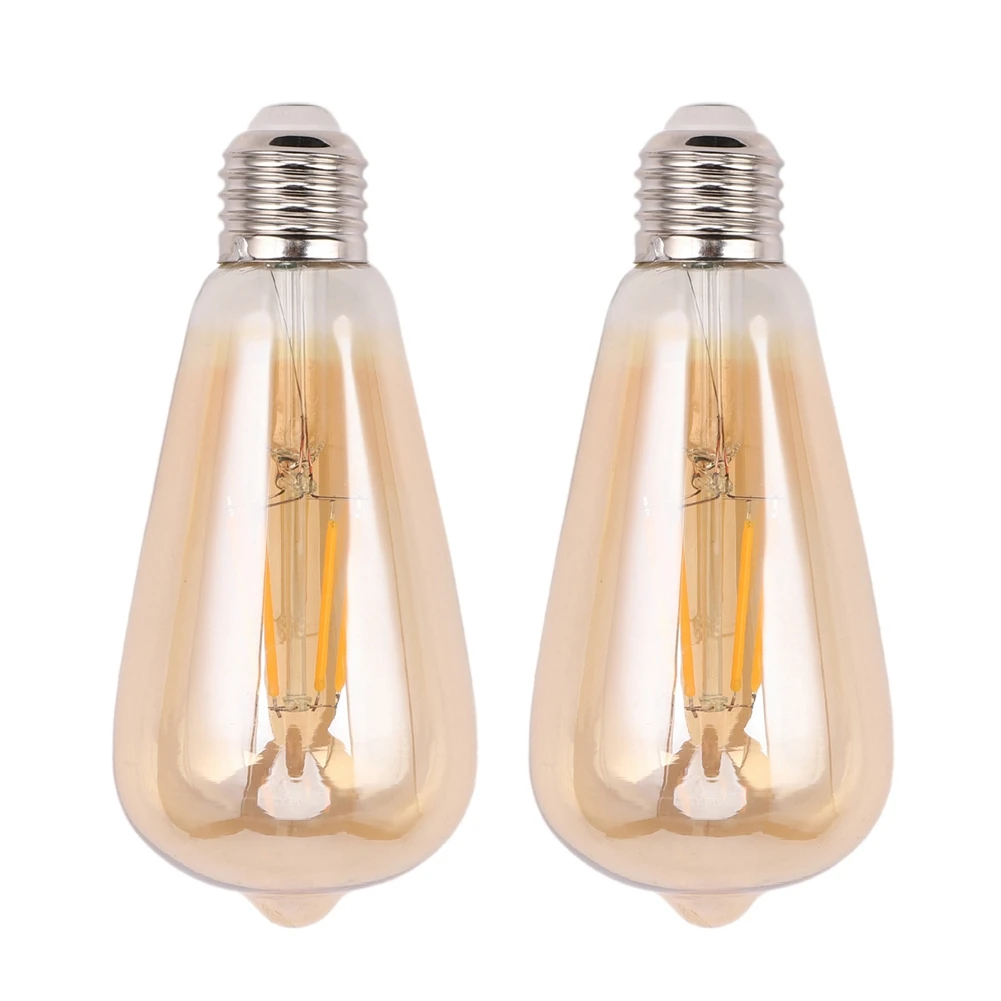 2X Dimmable E27 4W Edison Retro Vintage Filament ST64 COB LED Bulb Light Lamp Body
2X Dimmable E27 4W Edison Retro Vintage Filament ST64 COB LED Bulb Light Lamp Body