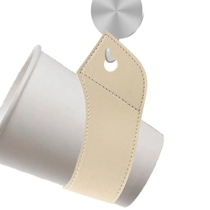 PU Leather Cup Sleeve Portable Cup Protection Sleeves with Ergonomic Handles Reusable Coffee Cup Holder Gift for Party Christmas
PU Leather Cup Sleeve Portable Cup Protection Sleeves with Ergonomic Handles Reusable Coffee Cup Holder Gift for Party Christmas
