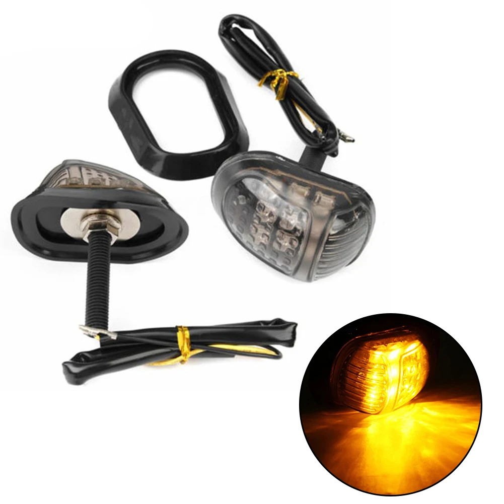 2x Universal 12V Motorcycle Flush Mount Turn Signals Amber 9 LED Indicators Lights Headlight Light Bulbs Car Accessories
2x Universal 12V Motorcycle Flush Mount Turn Signals Amber 9 LED Indicators Lights Headlight Light Bulbs Car Accessories