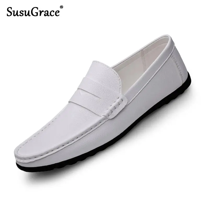 Susugrace Size 47 Men Loafers Casual Fashion Outdoor Breathable Male Moccasins Lightweight Slip-on Driving Men White Shoes New
Susugrace Size 47 Men Loafers Casual Fashion Outdoor Breathable Male Moccasins Lightweight Slip-on Driving Men White Shoes New