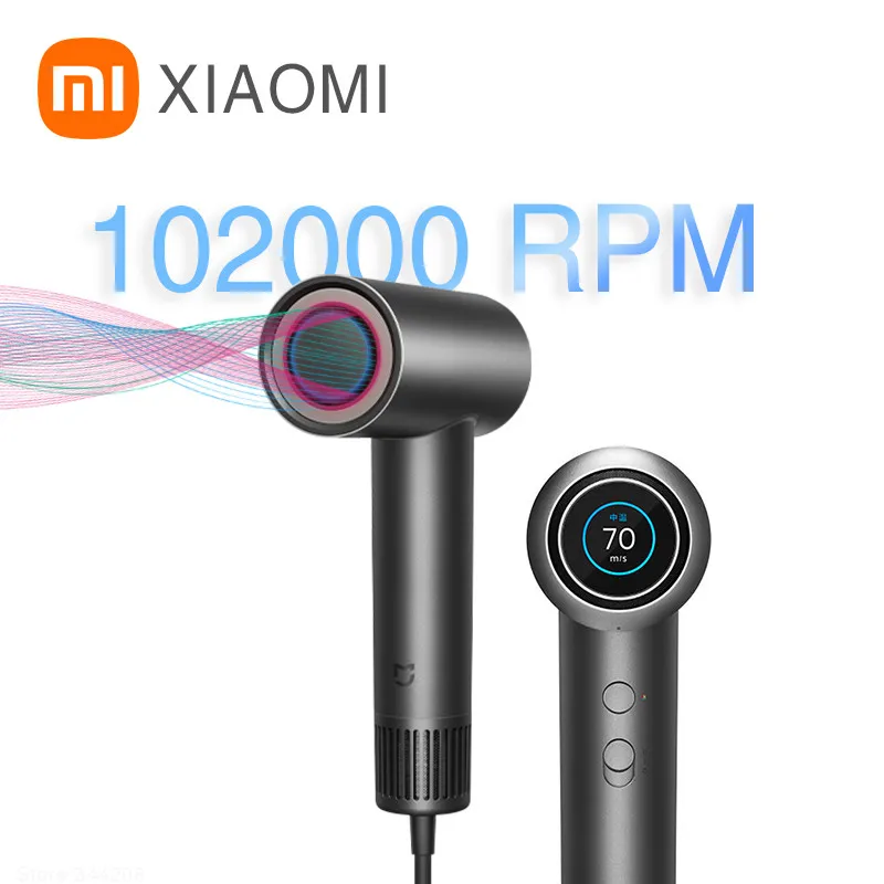Высокоскоростной фен Xiaomi Mijia H700 MNGS01SK 102000 об/мин Уход за волосами с отрицательными ионами умный контроль температуры HD цветной экран
Высокоскоростной фен Xiaomi Mijia H700 MNGS01SK 102000 об/мин Уход за волосами с отрицательными ионами умный контроль температуры HD цветной экран