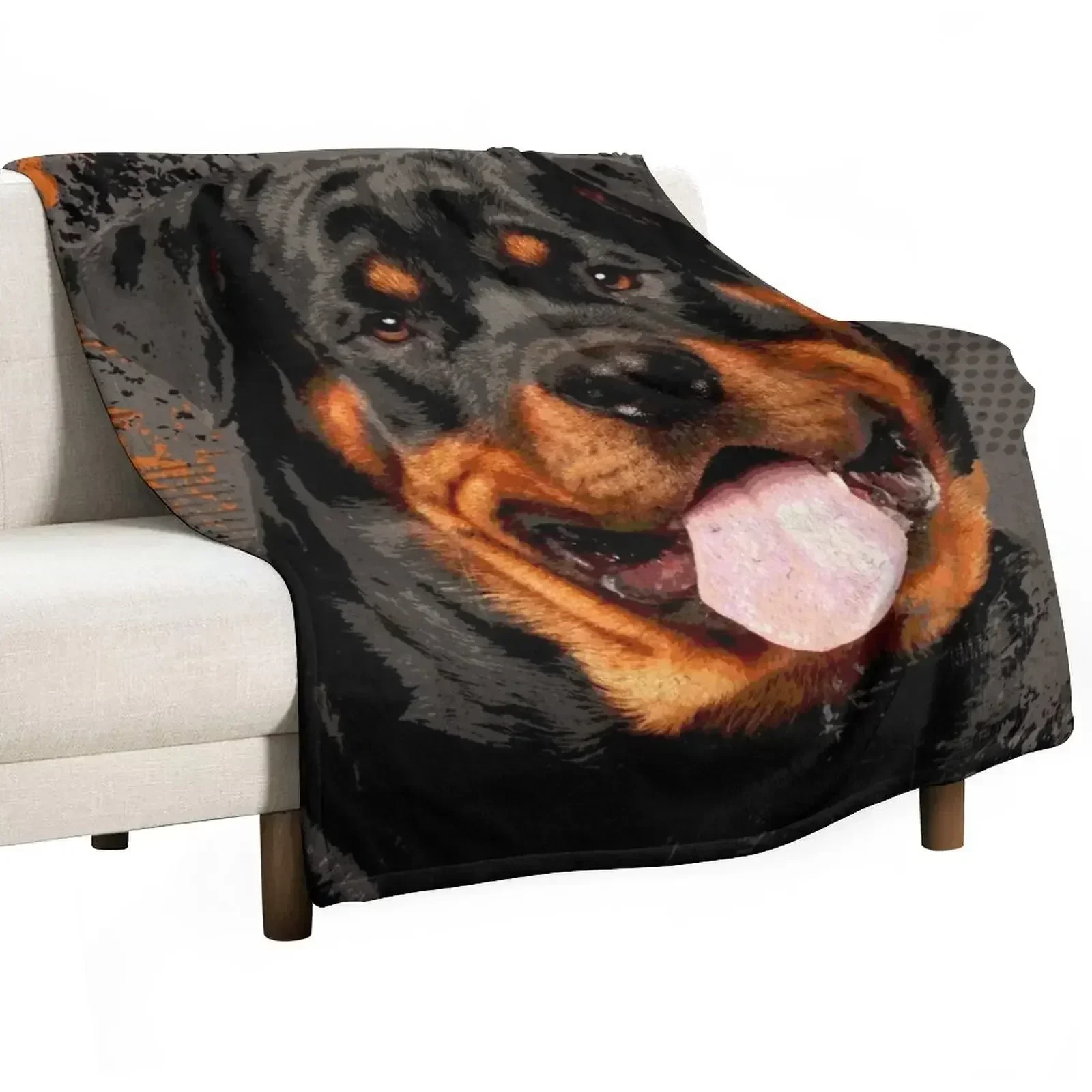 Rottweiler- Metzgerhund цифровое художественное покрывало роскошные диваны одеяла