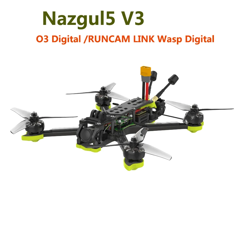 iFlight Nazgul-Evoque F5 V3 6S 5inch Drone BNF with RUNCAM LINK WASP / O3 HD System / XING-E Pro 2207 1800KV motor for FPV
iFlight Nazgul-Evoque F5 V3 6S 5inch Drone BNF with RUNCAM LINK WASP / O3 HD System / XING-E Pro 2207 1800KV motor for FPV