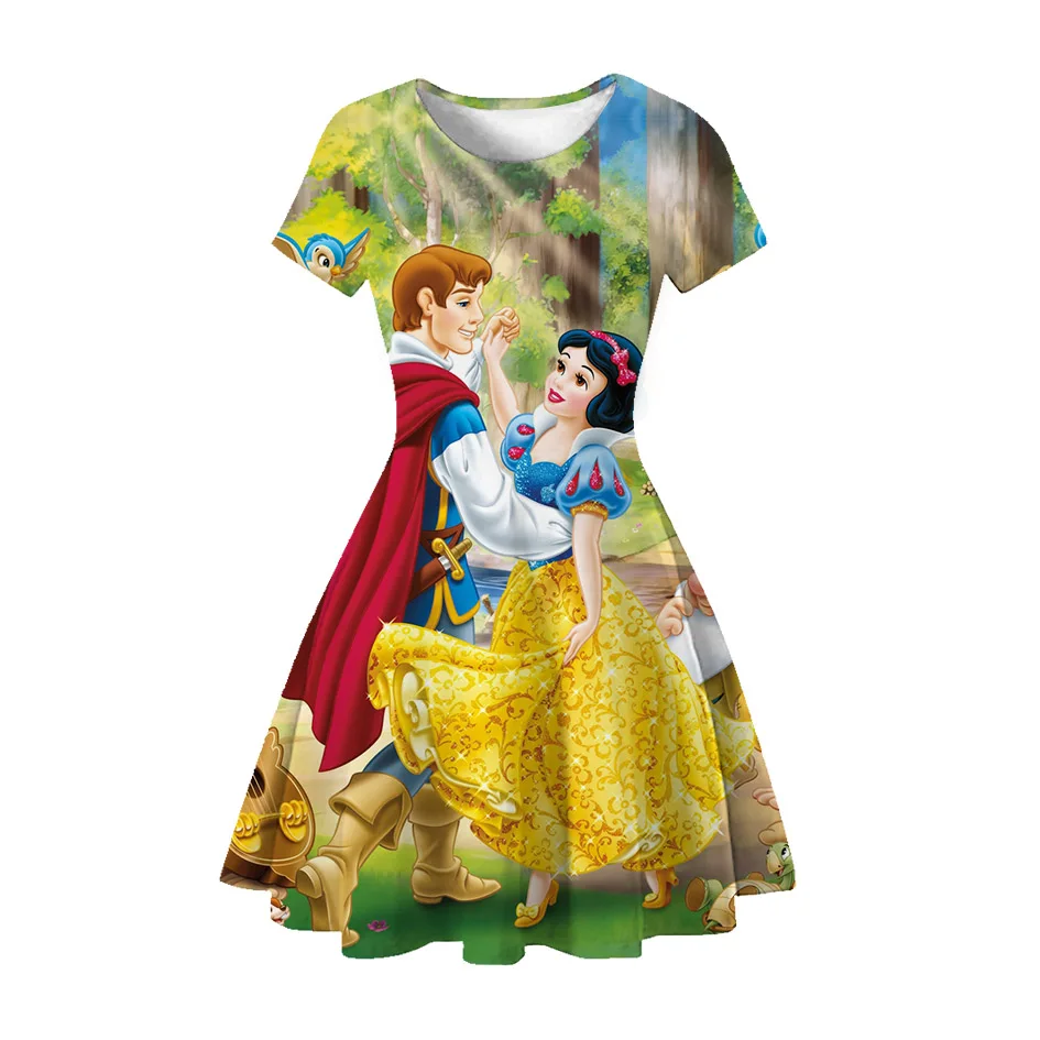 Disney Girls Princess Dress Snow White and Prince Florian 3D Print Princess Summer Dressess Cartoon Children Cosplay Clothing 
Disney Girls Princess Dress Snow White and Prince Florian 3D Print Princess Summer Dressess Cartoon Children Cosplay Clothing