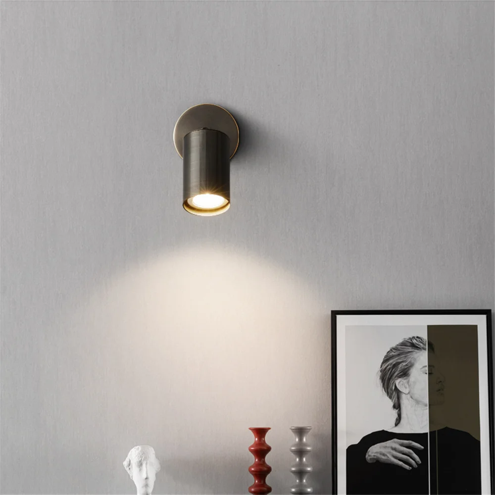 Minimalist Modern Rotate Wall Lamp Single Head Brass LED Sconce Living Room Bedroom Bedside Wall Light Home Decoration Lighting
Minimalist Modern Rotate Wall Lamp Single Head Brass LED Sconce Living Room Bedroom Bedside Wall Light Home Decoration Lighting
