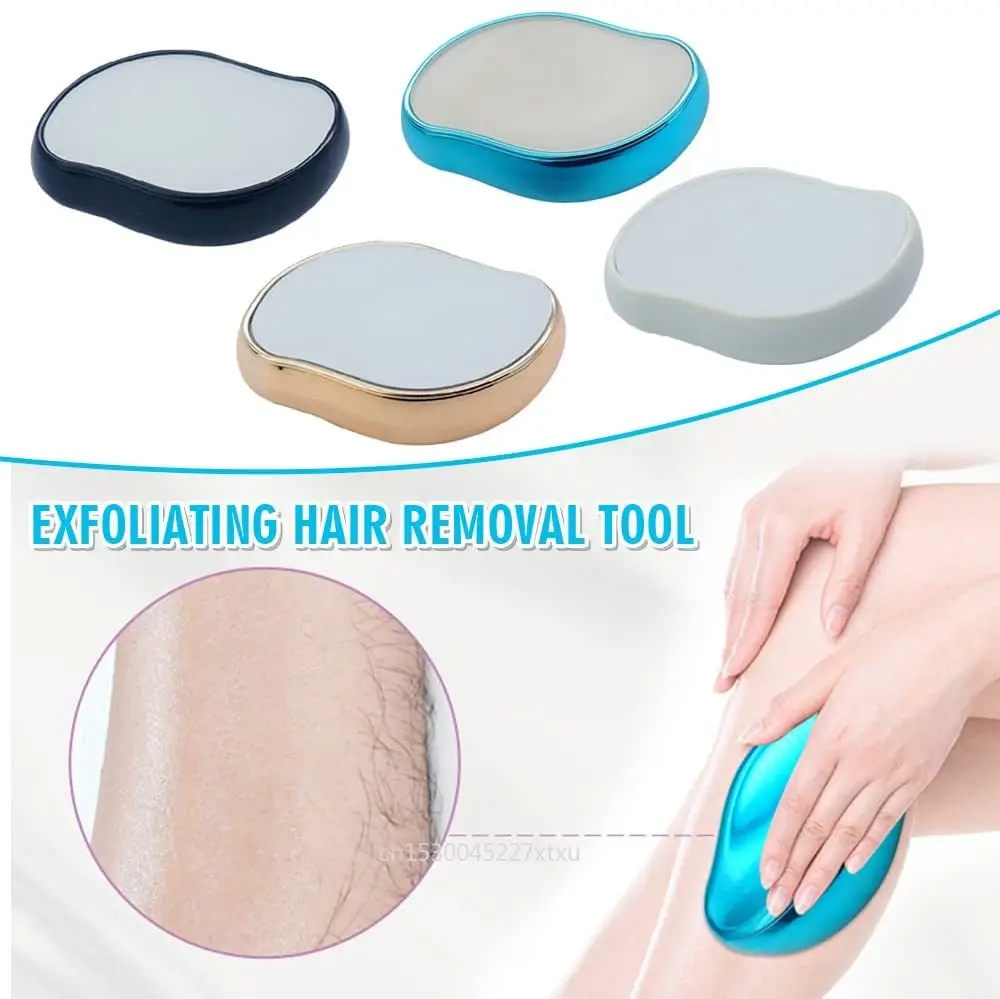 

Кристальный безболезненный безопасный эпилятор для физического удаления волос, Легкая очистка, многоразовый инструмент для красоты тела, ...