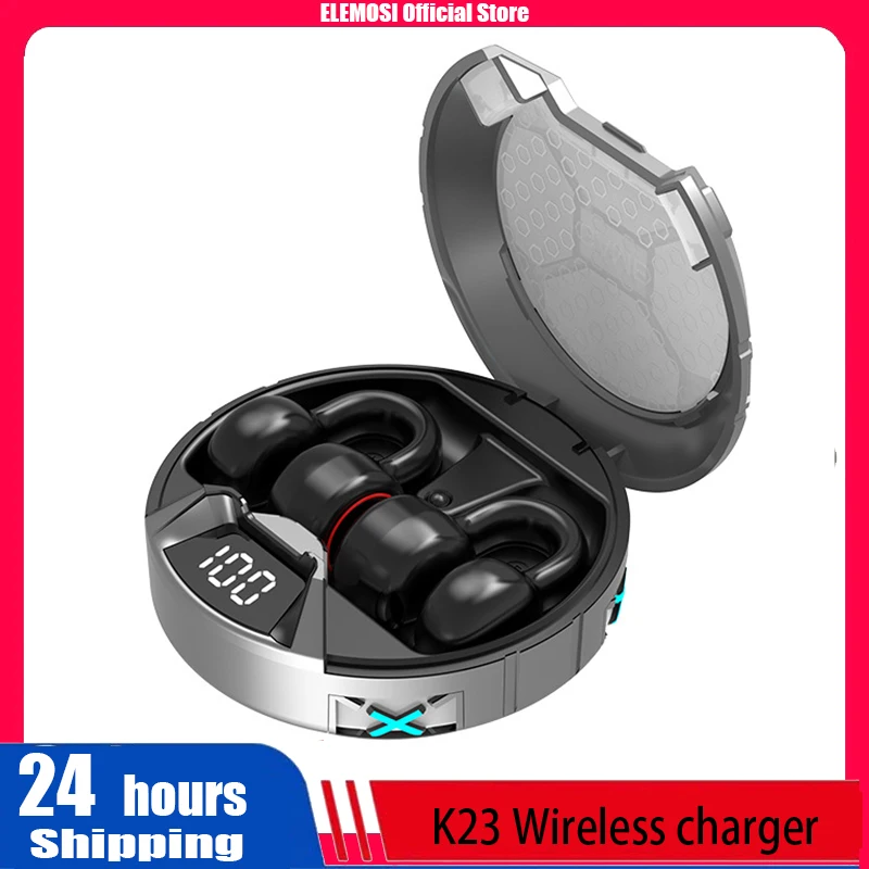 K23 Wireless Bluetooth Earphone 5.0 AAC Noise Cancel Voice Assistant Earbuds Waterproof Painless Bluetooth Headphone
K23 Wireless Bluetooth Earphone 5.0 AAC Noise Cancel Voice Assistant Earbuds Waterproof Painless Bluetooth Headphone