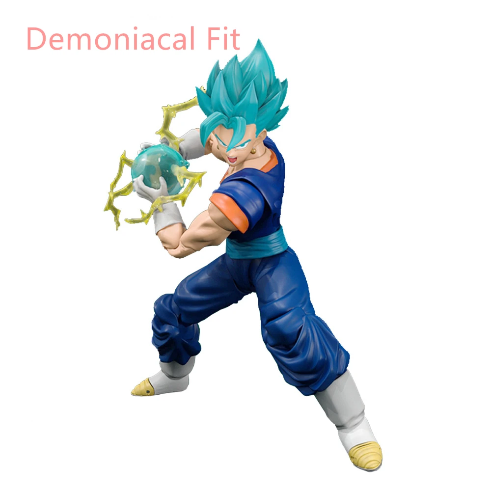 

Demoniacal Fit DBZ SSGSS Vegetto Ultimate Fighter Super Saiya God Blue Action Model Anime Figure Figurals Brinquedos Toys