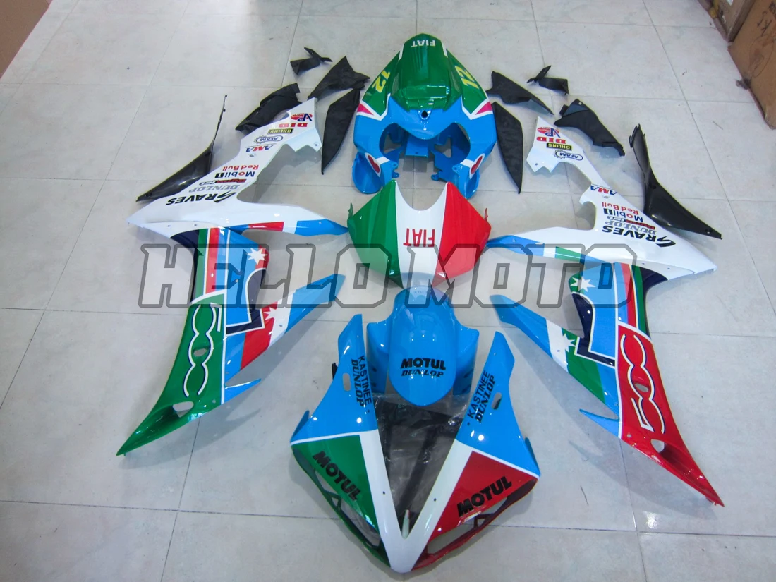 Suitable for YZF-R1 YZF R1 2004 2005 2006 Motorcycle Shell Fairing Spoiler Bodywork Set ABS Injection Molding RN12 
Suitable for YZF-R1 YZF R1 2004 2005 2006 Motorcycle Shell Fairing Spoiler Bodywork Set ABS Injection Molding RN12