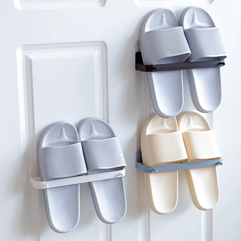 Multifunctional Storage Rack Slipper Shelf Storage Organizer Home Plastic Hole Free Paste Wall Hanging Bathroom Shoe Rack
Multifunctional Storage Rack Slipper Shelf Storage Organizer Home Plastic Hole Free Paste Wall Hanging Bathroom Shoe Rack