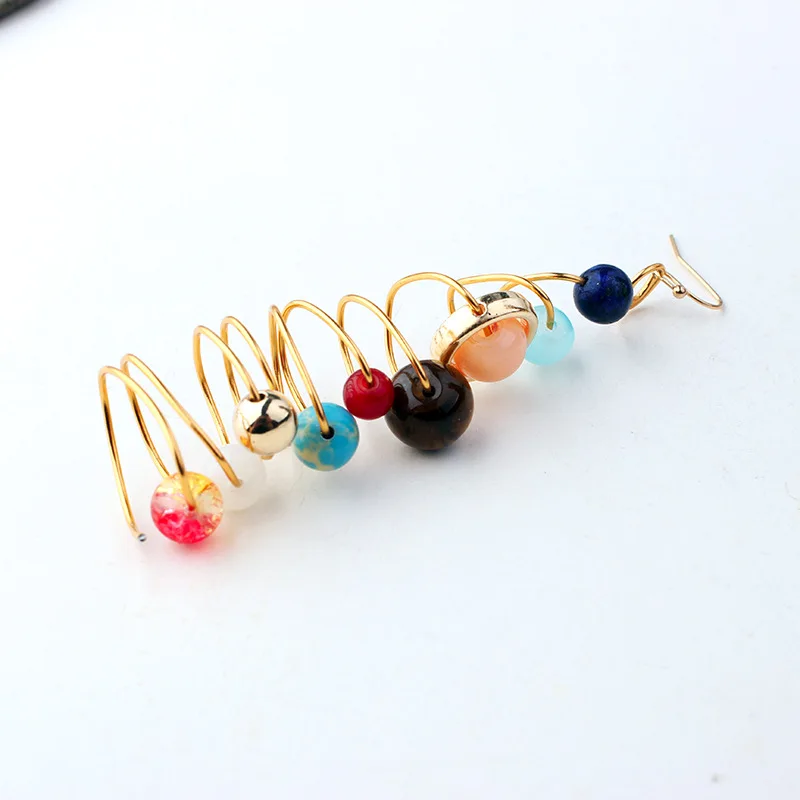 European And American Universe Solar System Natural Stone Winding Mysterious Celestial Wizard Earrings
European And American Universe Solar System Natural Stone Winding Mysterious Celestial Wizard Earrings