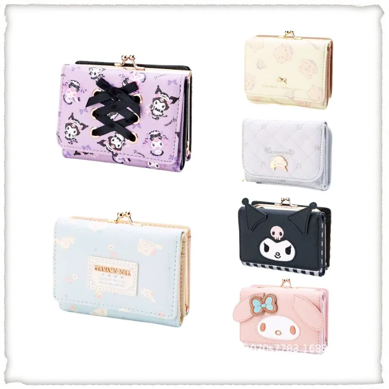 Sanrio Hello Kitty Pocketbook My Melody KT Cat Cinnamon Roll Pringle Kuromi PU Leather Wallet Cute Folding Card Bag Female Walle
Sanrio Hello Kitty Pocketbook My Melody KT Cat Cinnamon Roll Pringle Kuromi PU Leather Wallet Cute Folding Card Bag Female Walle