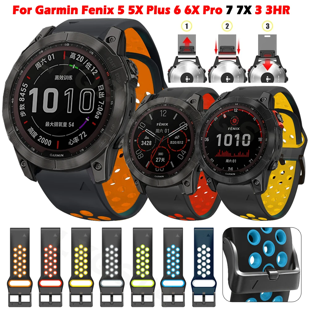Ремешок силиконовый для смарт-часов Garmin Fenix 7X 7 6 6X Pro 5 5X Plus 3HR 945 Epix Gen 2
Ремешок силиконовый для смарт-часов Garmin Fenix 7X 7 6 6X Pro 5 5X Plus 3HR 945 Epix Gen 2