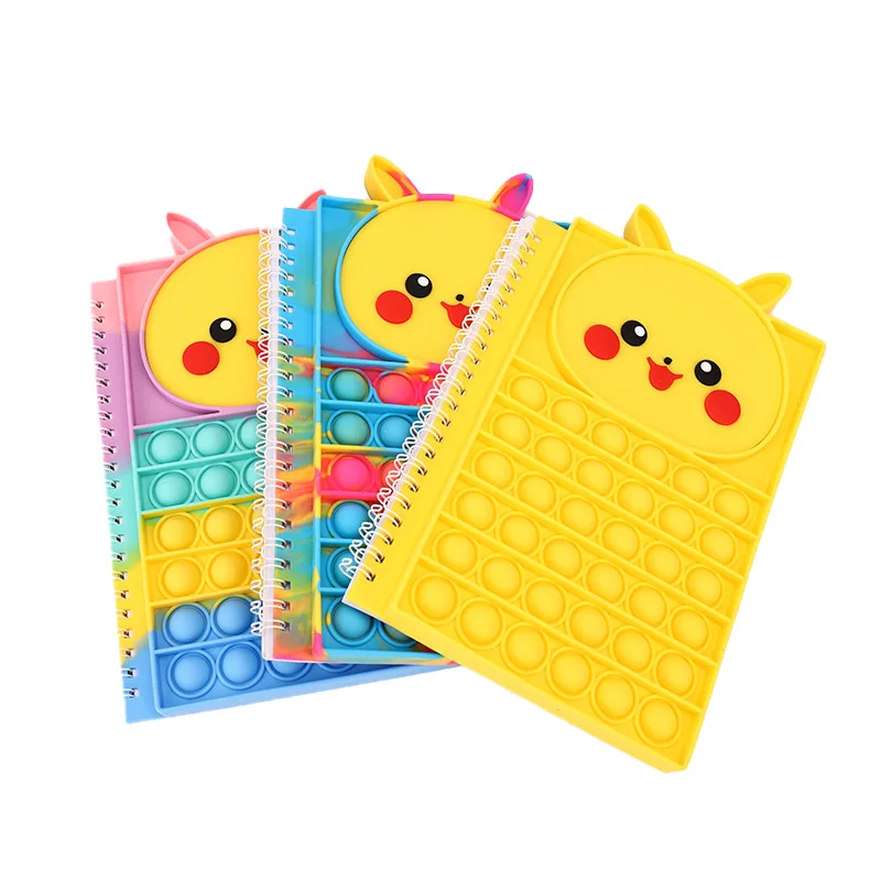 Fidget Notebook Cute Cartoon Silicone Notebook Push Bubble Anti-stress Relief Toy for Adults and Children Squeeze Toy
Fidget Notebook Cute Cartoon Silicone Notebook Push Bubble Anti-stress Relief Toy for Adults and Children Squeeze Toy