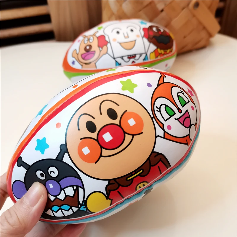 Anime Anpanman Sports Toy Children's Soft Grabing Rugby Leather Ball Safety Material Practice Grip Comfort Toys Interaction Game
Anime Anpanman Sports Toy Children's Soft Grabing Rugby Leather Ball Safety Material Practice Grip Comfort Toys Interaction Game