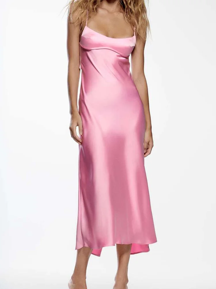 Kumsvag 2022 Summer Women Fashion Strap Dress Sleeveless Strapless Satin Hollow Out Female Solid Elegant Party Dresses Vestidos
Kumsvag 2022 Summer Women Fashion Strap Dress Sleeveless Strapless Satin Hollow Out Female Solid Elegant Party Dresses Vestidos