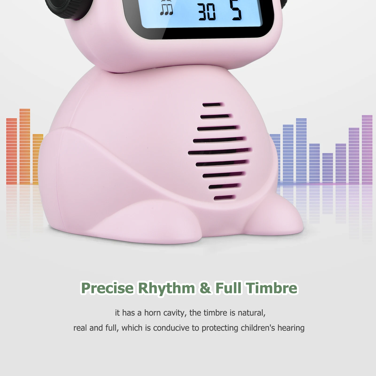 Цифровой метроном JOYO, ручной перезаряжаемый мини-тюнер, стильный милый портативный робот для детей, с регулировкой громкости 
Цифровой метроном JOYO, ручной перезаряжаемый мини-тюнер, стильный милый портативный робот для детей, с регулировкой громкости