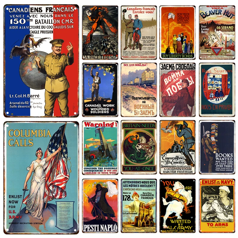 Vintage War Poster Tin Signage Metal Nostalgia Mural Print Plaque Home Living Room Club Man Cave Wall Art Decor Aesthetic
Vintage War Poster Tin Signage Metal Nostalgia Mural Print Plaque Home Living Room Club Man Cave Wall Art Decor Aesthetic
