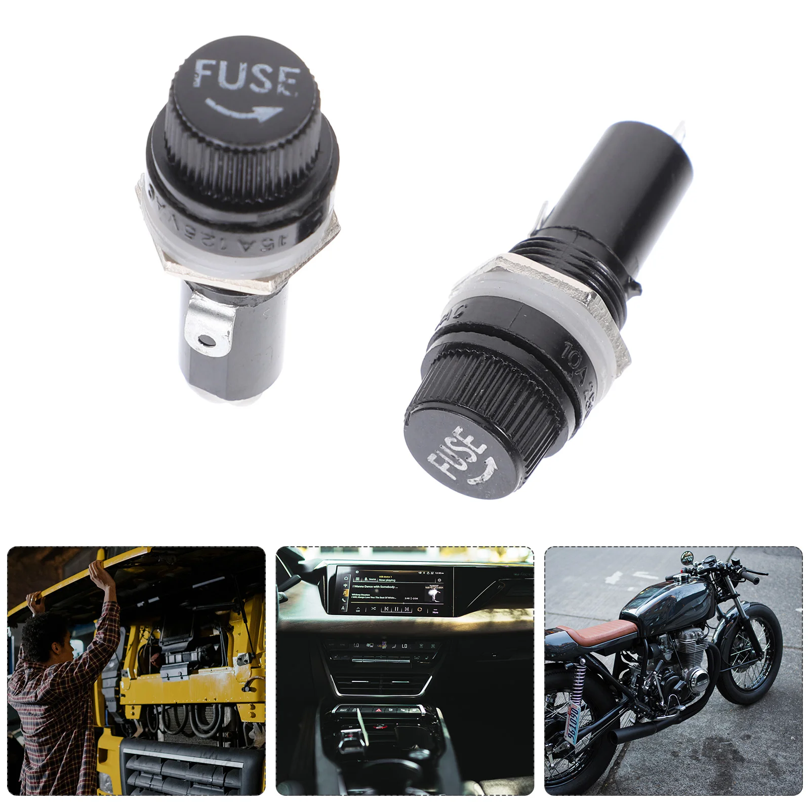 16pcs Panel Mounted Truck Motorcycle Fuse Holder Glass Tube Fuse Holder 6 X 30mm/5 X 20mm Fuse Holder Fuse Holders Panel Mount
16pcs Panel Mounted Truck Motorcycle Fuse Holder Glass Tube Fuse Holder 6 X 30mm/5 X 20mm Fuse Holder Fuse Holders Panel Mount