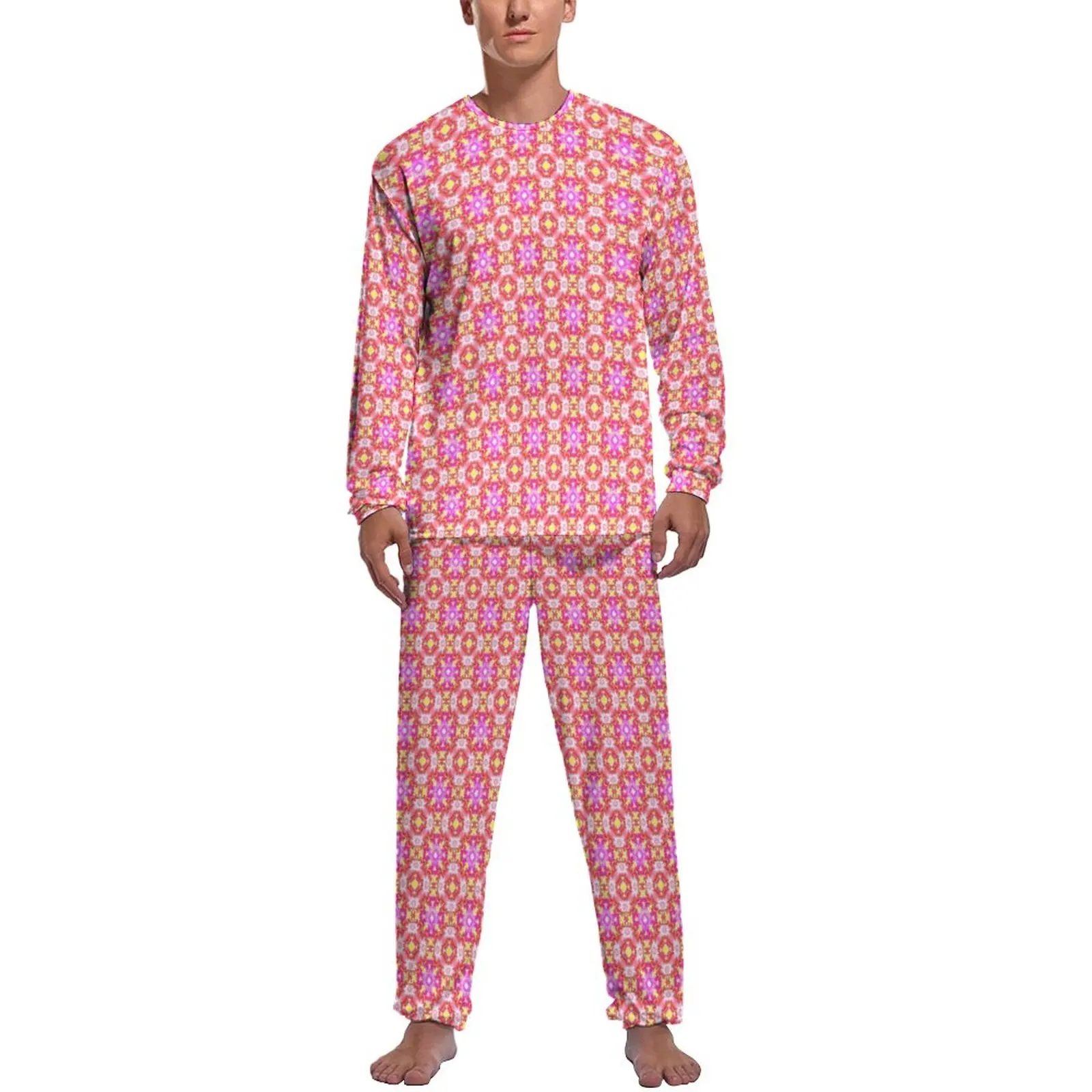 Retro Daisy Pajamas Winter 2 Pieces Vintage Floral Print Romantic Pajama Sets Men Long-Sleeve Bedroom Design Sleepwear
Retro Daisy Pajamas Winter 2 Pieces Vintage Floral Print Romantic Pajama Sets Men Long-Sleeve Bedroom Design Sleepwear