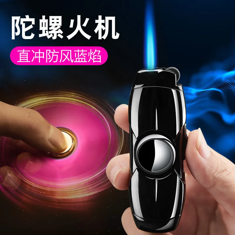 Blue Flame Butane Inflatable Lighter Fidget Spinner Finger Games Men Gifts Outdoor Survival Windproof Cigarette Lighter
Blue Flame Butane Inflatable Lighter Fidget Spinner Finger Games Men Gifts Outdoor Survival Windproof Cigarette Lighter