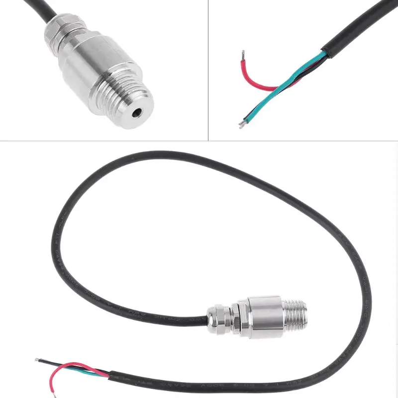 Y1UD DC 5V 1/4 NPT Pressure Transducer Transmitter Sensor Stainless Steel Oil Air Water 10/20/30 Bar
Y1UD DC 5V 1/4 NPT Pressure Transducer Transmitter Sensor Stainless Steel Oil Air Water 10/20/30 Bar