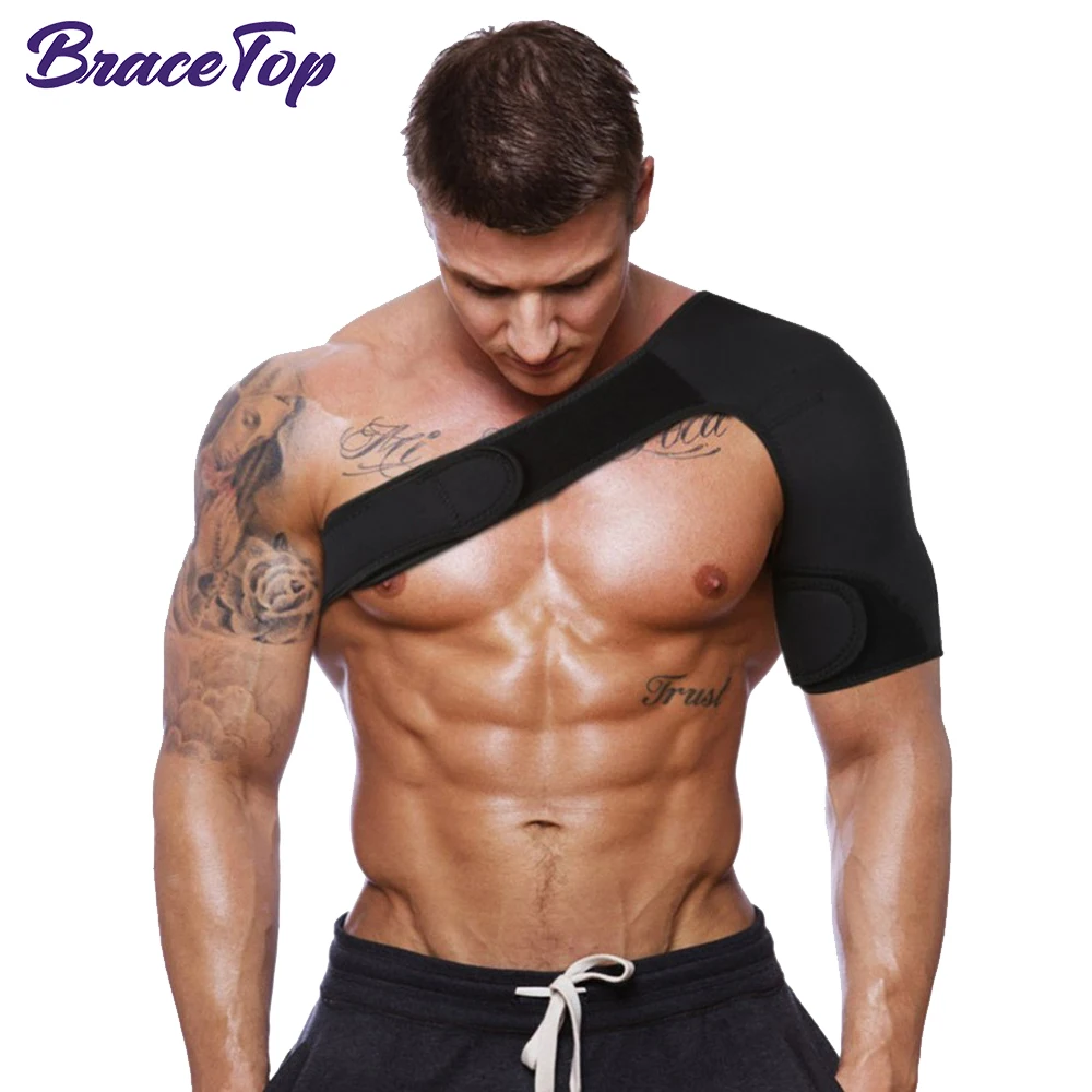 BraceTop Adjustable Breathable Gym Sports Care Single Shoulder Support Back Brace Guard Strap Wrap Belt Band Pads Black Bandage
BraceTop Adjustable Breathable Gym Sports Care Single Shoulder Support Back Brace Guard Strap Wrap Belt Band Pads Black Bandage
