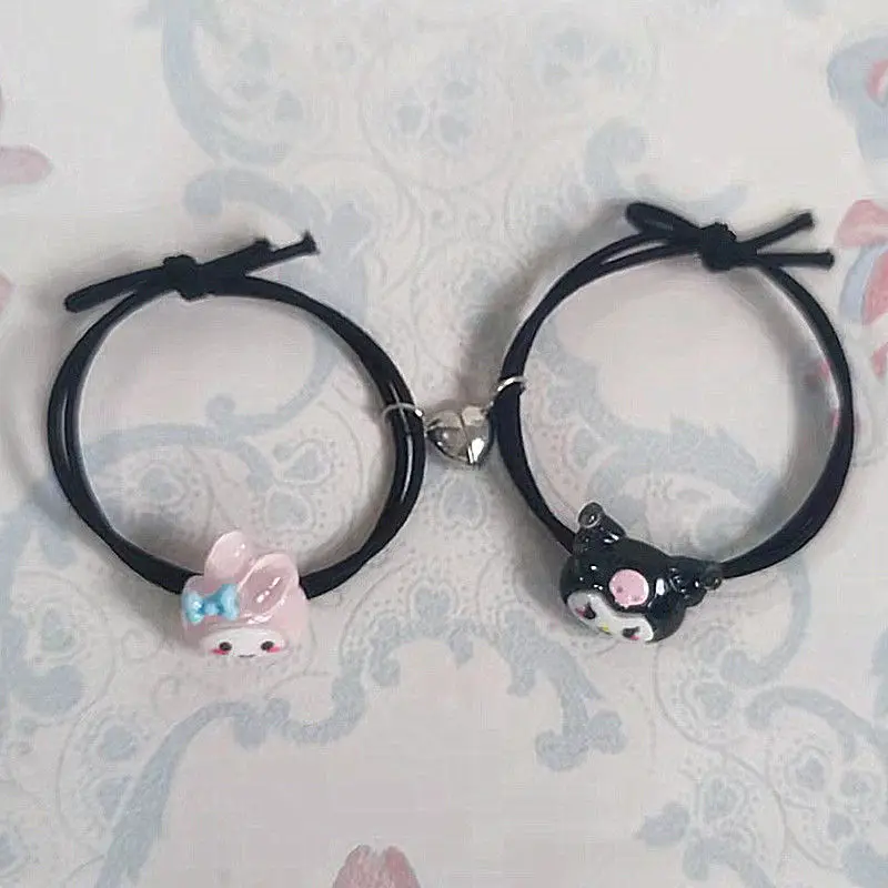 Kawaii Accessories Sanrios Kuromi MyMelody Cinnamoroll Cartoon Cute Couple Bracelet Headband Rubber Band Hairband Gifts for Girl
Kawaii Accessories Sanrios Kuromi MyMelody Cinnamoroll Cartoon Cute Couple Bracelet Headband Rubber Band Hairband Gifts for Girl