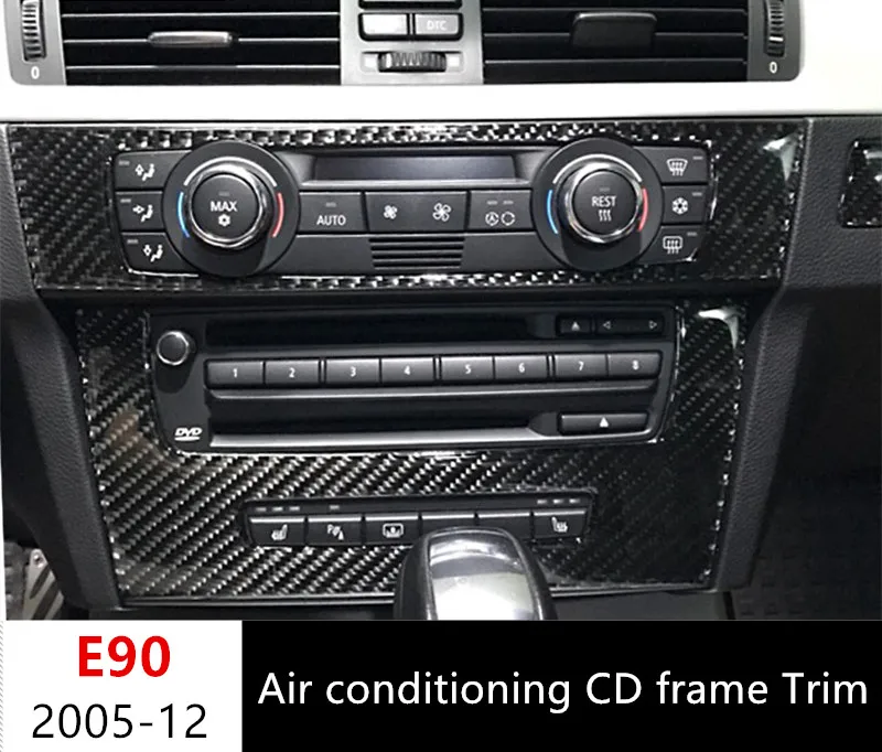 Center Console Air Conditioning CD panel decoration decals 2pcs for BMW 3 Series E90 E92 320i 2005-12 Carbon fiber Car styling
Center Console Air Conditioning CD panel decoration decals 2pcs for BMW 3 Series E90 E92 320i 2005-12 Carbon fiber Car styling