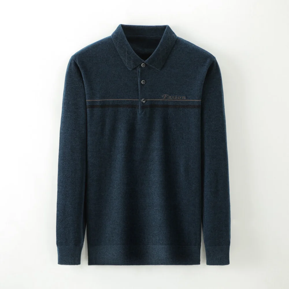 High Quality Mens New Casual Lapel Long Sleeve Polo Shirts Breathable Wool Knit Business Polos Pullover Tops
High Quality Mens New Casual Lapel Long Sleeve Polo Shirts Breathable Wool Knit Business Polos Pullover Tops