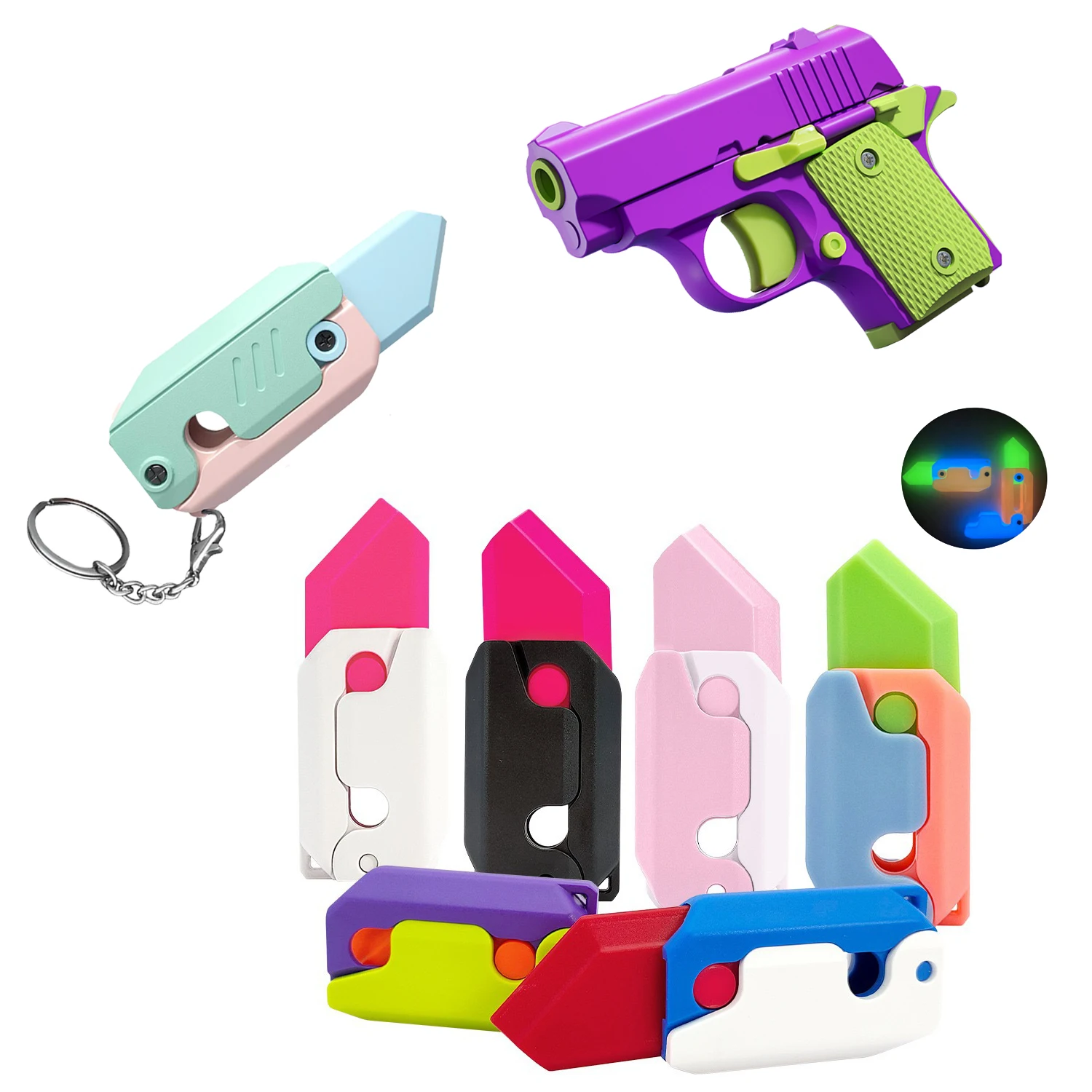 New HOT 3D Explosive Carrot Gravity Knife Fidget Toy Children Decompression Push Card Small Toy 3D Printing Plastic Carrot Knife
New HOT 3D Explosive Carrot Gravity Knife Fidget Toy Children Decompression Push Card Small Toy 3D Printing Plastic Carrot Knife